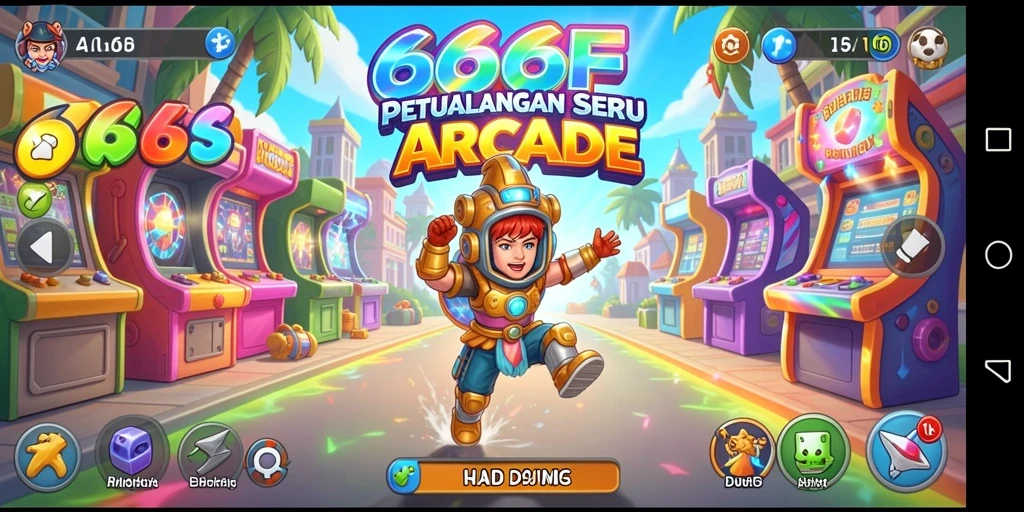 Tampilan gameplay menarik dari 666F dengan pengalaman Arcade yang seru.