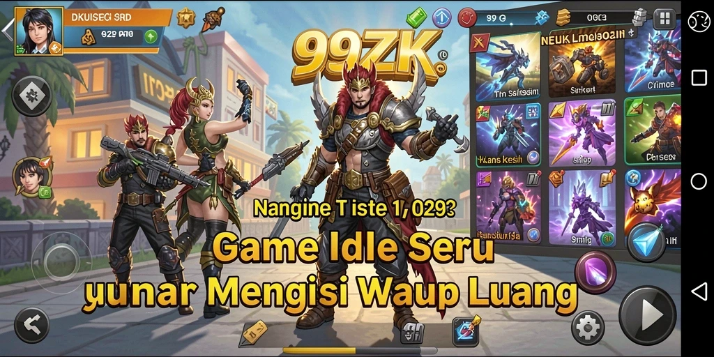 Tampilan gameplay seru dan menarik di 99ZK