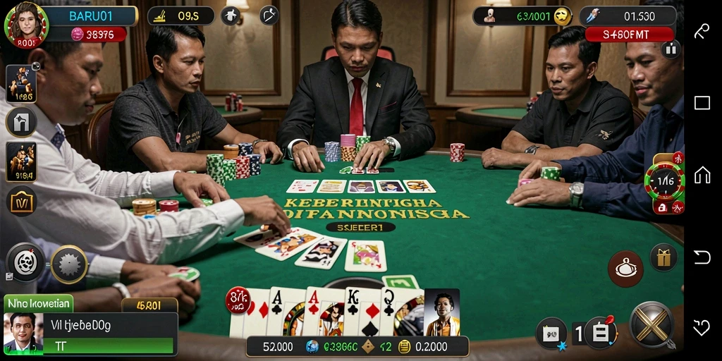 Gameplay seru BARU01 dengan suasana casino yang menggetarkan.