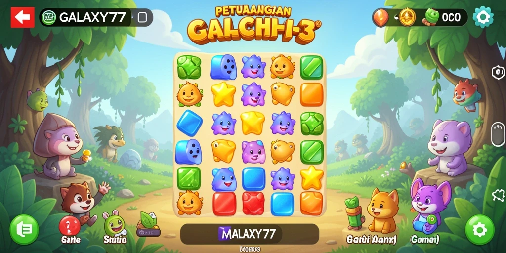 Tampilan gameplay <strong>GALAXY77</strong> yang menakjubkan dan penuh tantangan.