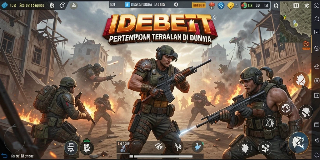 Gameplay seru di IDEBET dengan strategi Battle Royale yang mendebarkan.