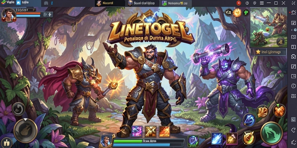 Tampilan gameplay ARPG yang mendebarkan dan penuh aksi.