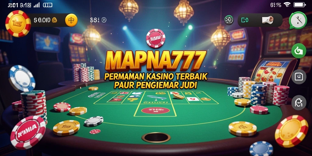 Tampilan gameplay MAPNA777 dengan berbagai permainan Kasino yang menghibur.