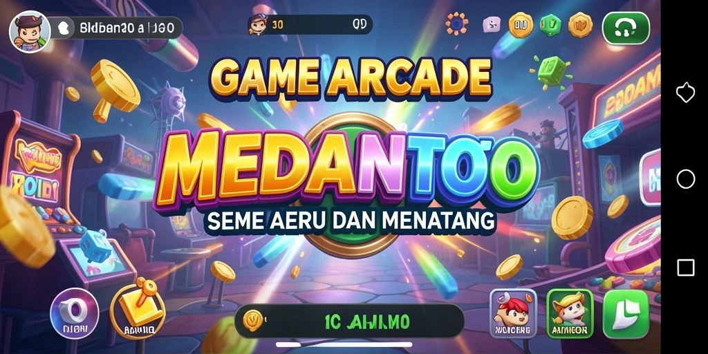 Tampilan gameplay MEDANTOTO yang seru dan penuh warna.