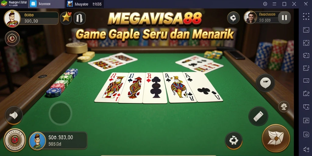 Tampilan gameplay seru dari MEGAVISA88 yang memikat.