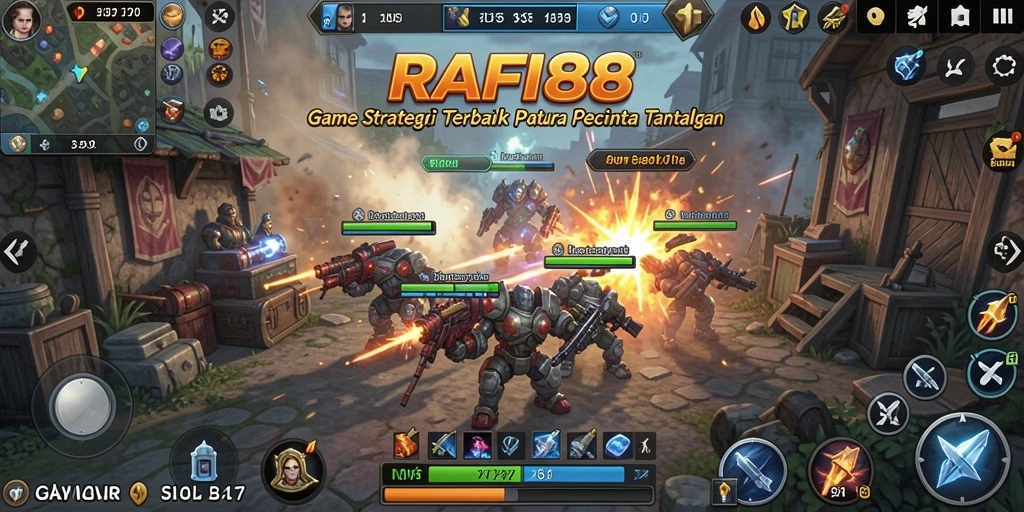 Tampilan gameplay <strong>RAFI88</strong> yang menantang dan strategis.