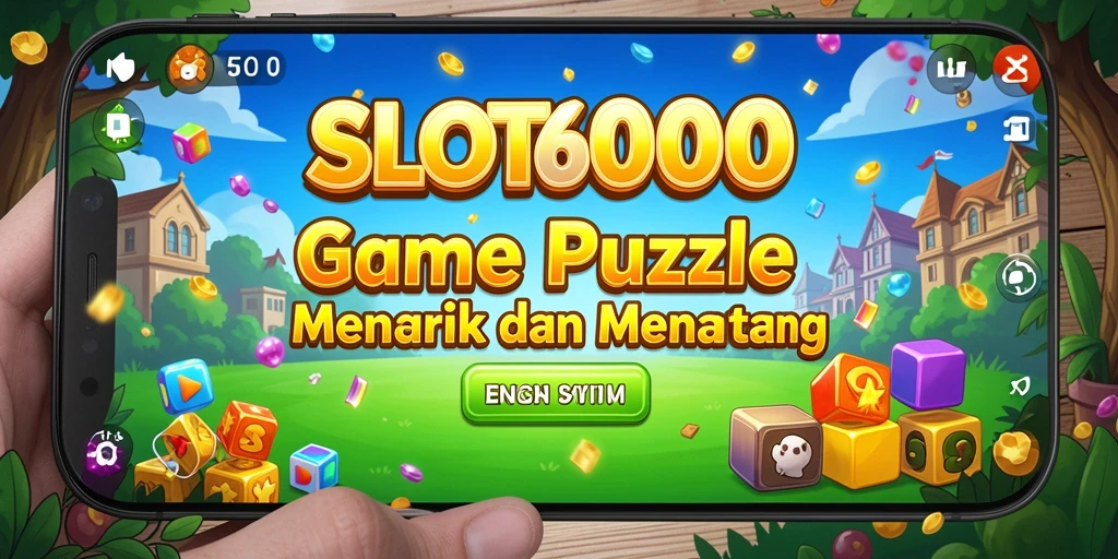 Tampilan gameplay SLOT6000 dengan puzzle yang menarik.